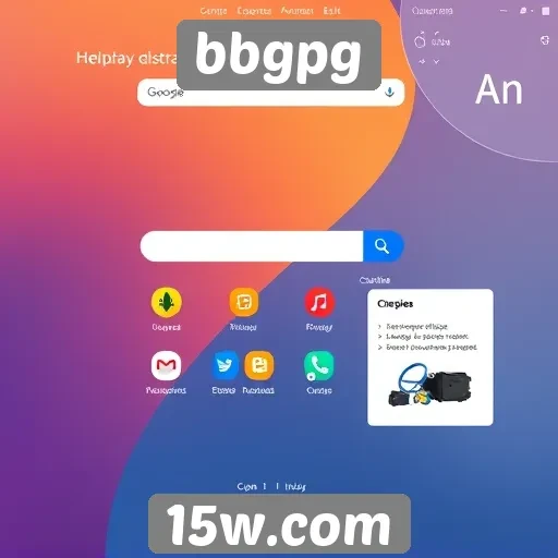 A evolução da interface do site bbgpg